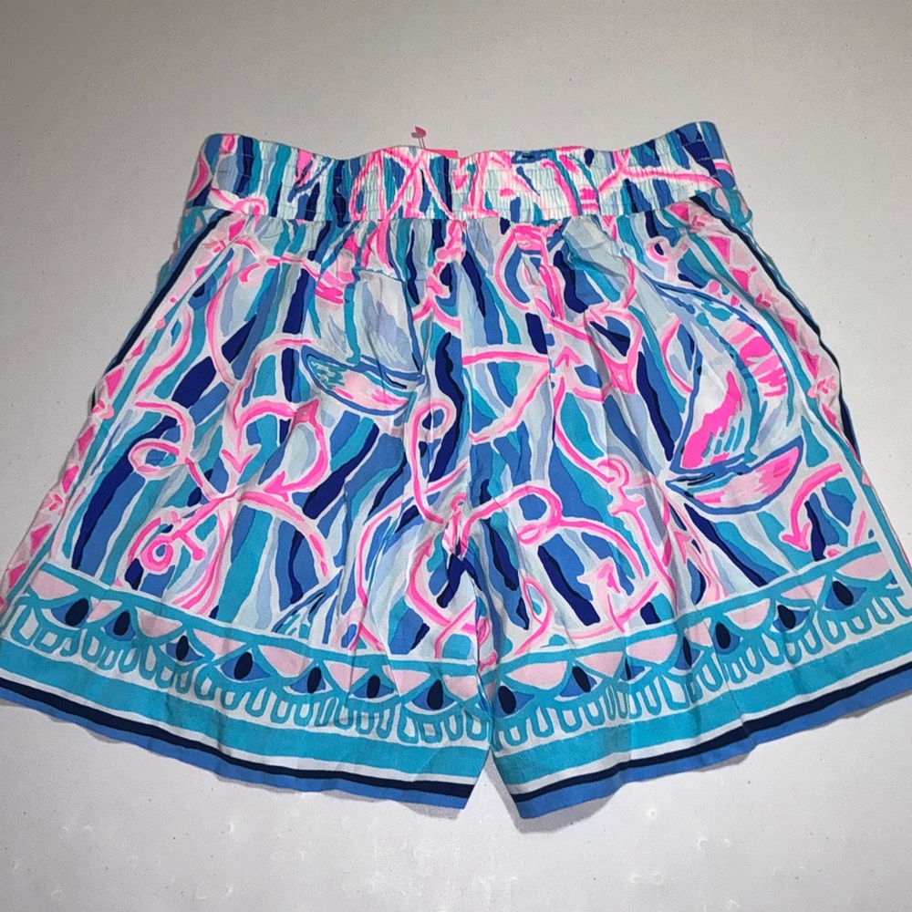 Lilly Pulitzer NWT Neilah Shorts Reel Nauti $78 - Picture 12 of 13